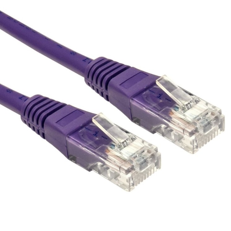 1m Cat5e Patch Cable - Violet