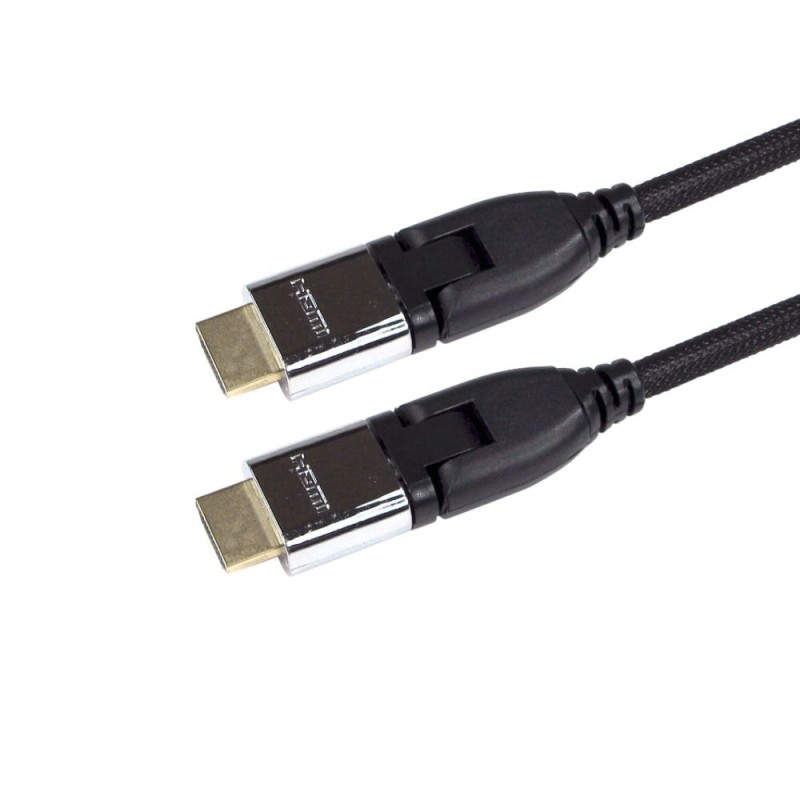1m HDMI Cable with Swivel & Rotate Connectors