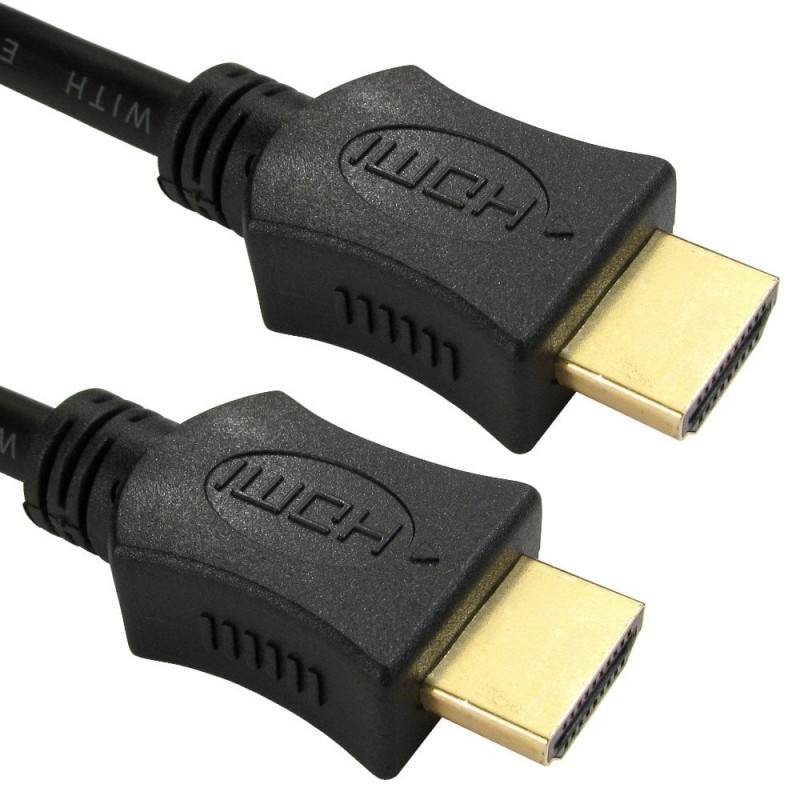0.5m High Speed HDMI with Ethernet Cable - Black