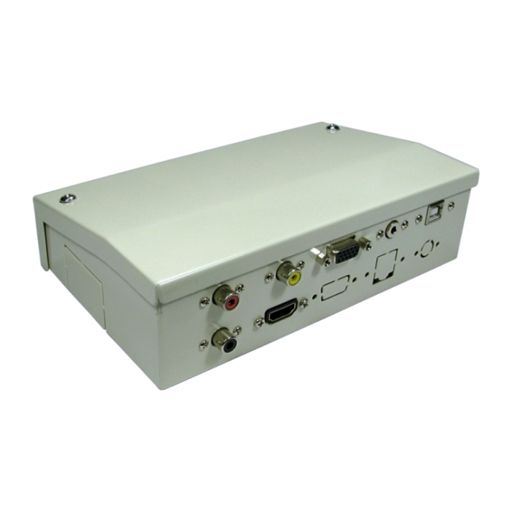 7 Port Metal Box with AV Modular Couplers