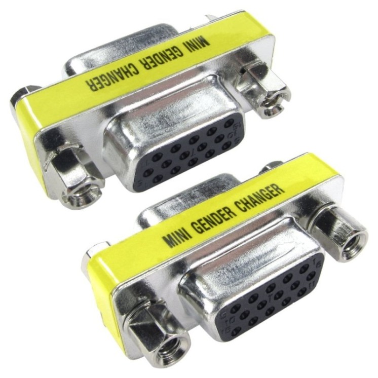 HD15 (F) to HD15 (F) Slimline Gender Changer