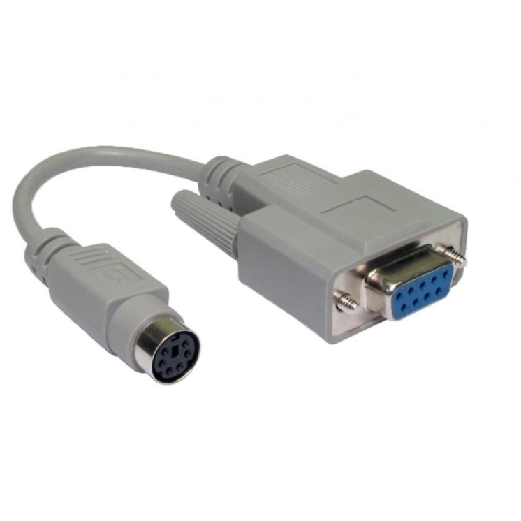 PS/2 (F) to Serial (F) Mouse Leaded Adapter