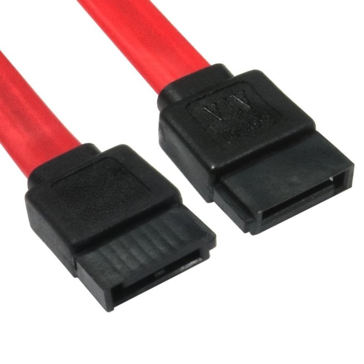 0.45m SATA v2 Data Cable - Straight to Straight