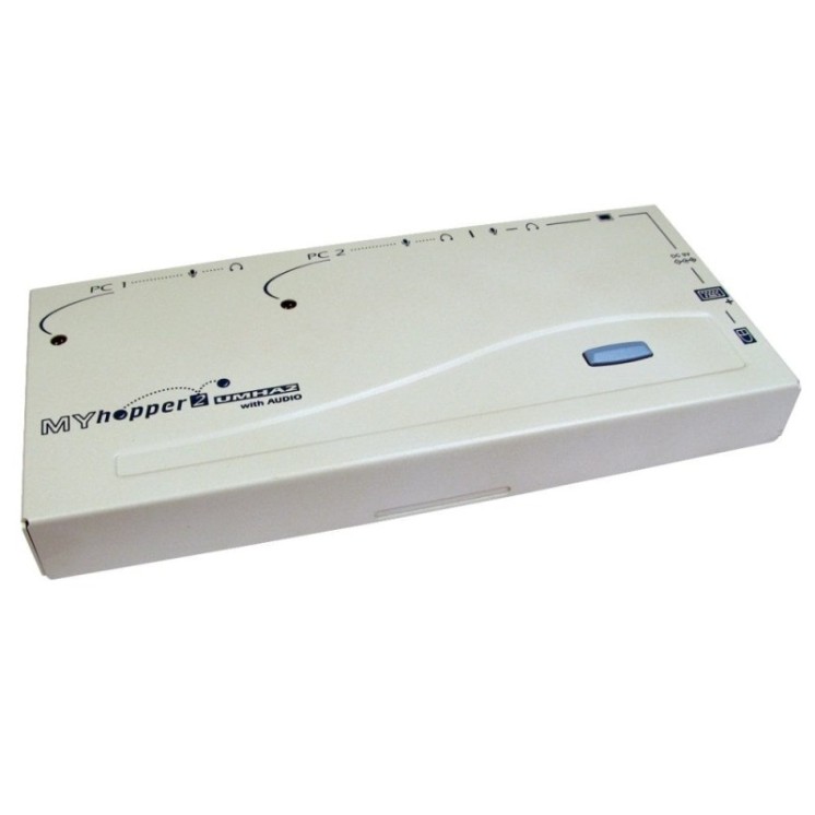 2 Port KVM Switch with Audio - SVGA & USB