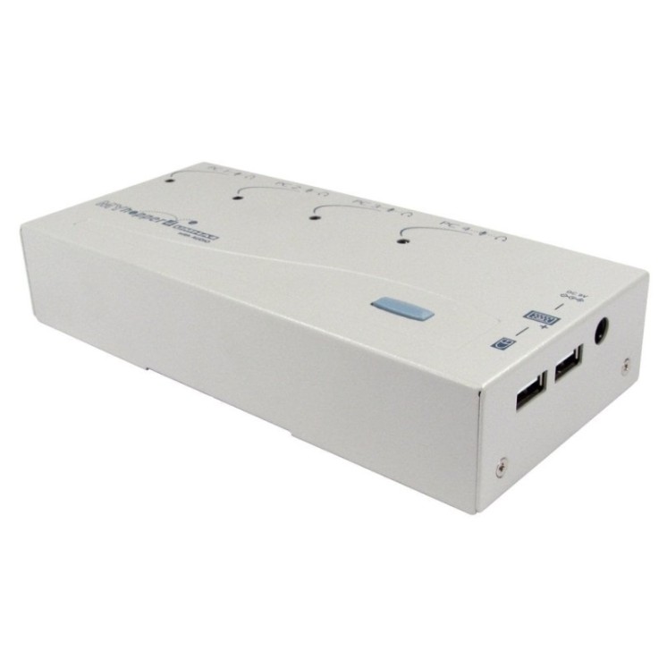 4 Port KVM Switch with Audio - SVGA & USB