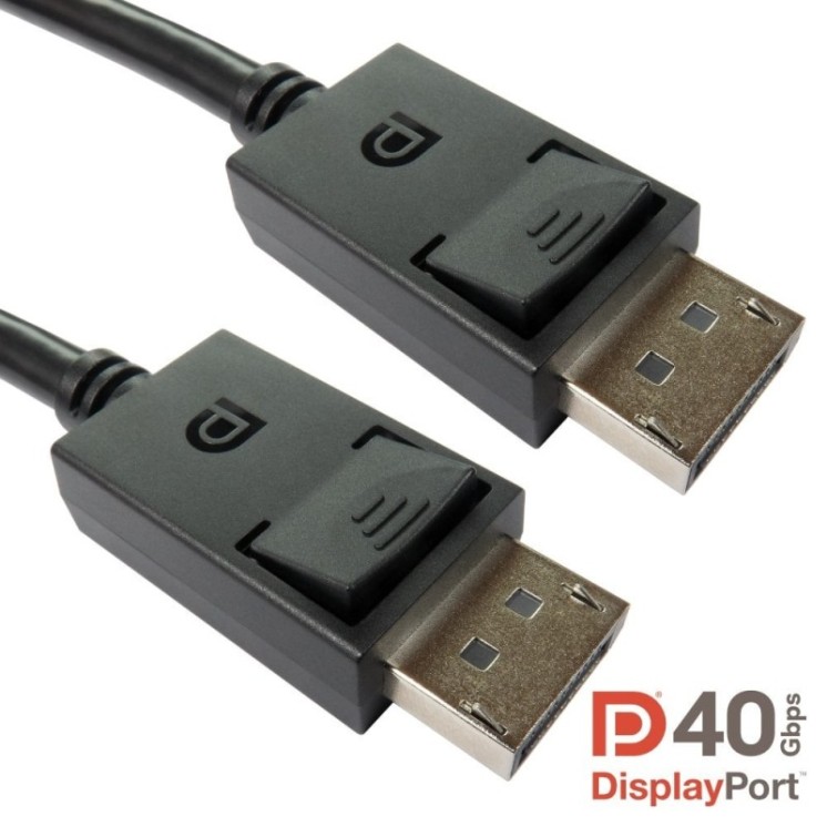 0.5m DisplayPort v2.1 DP40 cable