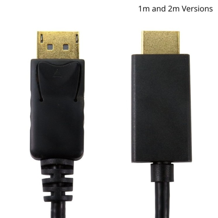 2m DisplayPort (M) to HDMI (M) Display Cable - 4K 60Hz