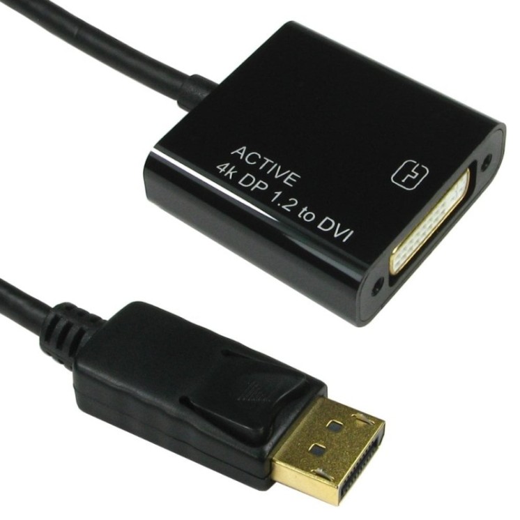 DisplayPort V1.2 to DVI-D Adapter