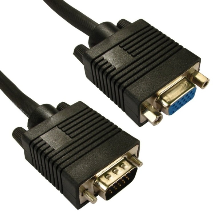 25m SVGA Extension Cable - Black