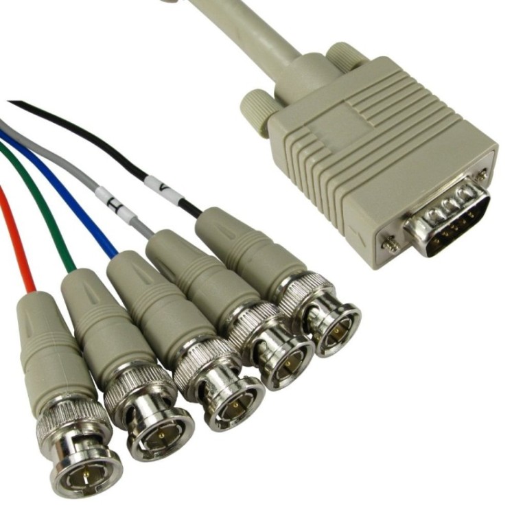 SVGA to 5x BNC Cable