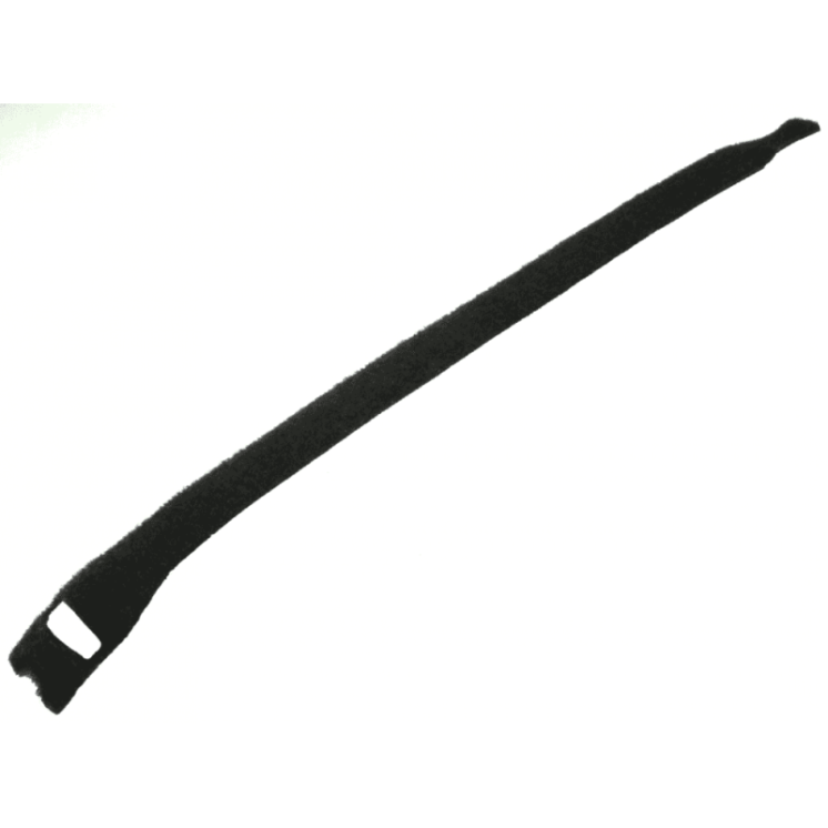 300mm X 17mm Black Velcro Cable Ties - 25 Pack