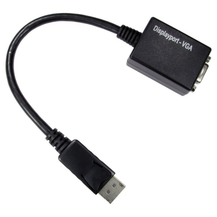 DisplayPort (M) to SVGA (F) Leaded Adapter