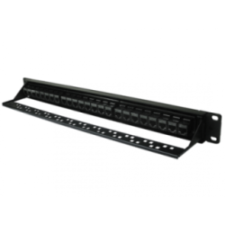 24 Port UTP Cat5e Patch Panel - In-line coupler