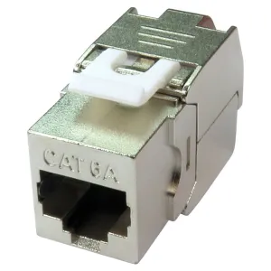 Cat6A Shielded Keystone Jack - Toolless