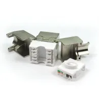 Cat6A Shielded Keystone Jack - Toolless