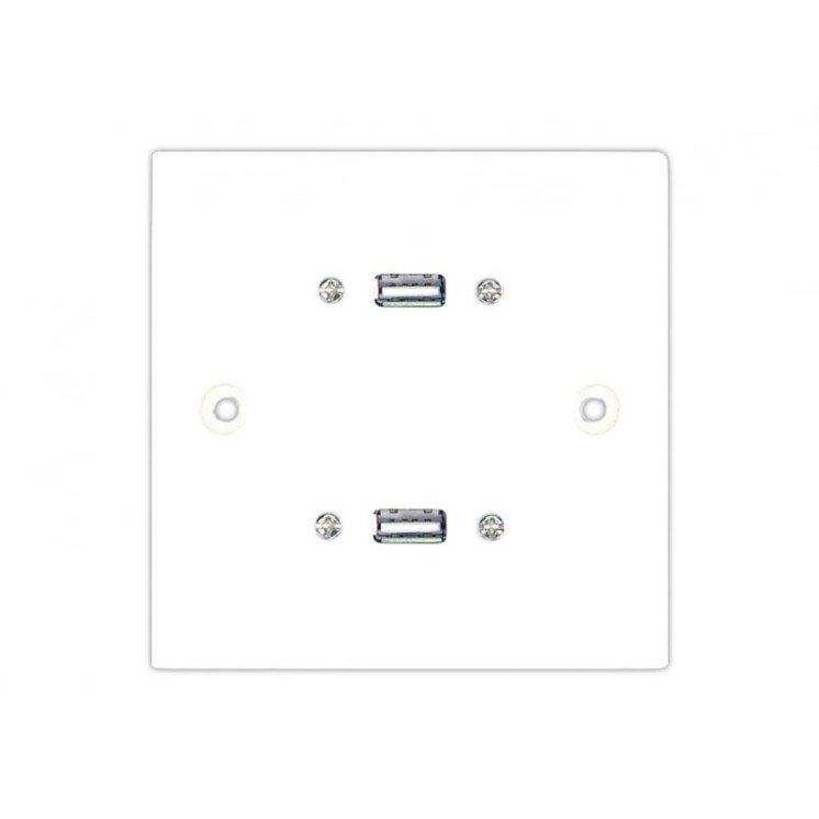 0.15m Single Twin USB Stubplate