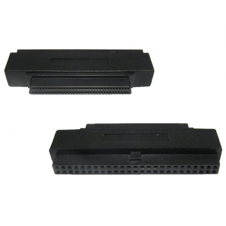 SCSI 2-3 Half Pitch 68 Femaile to 50 Pin IDC Female Adapter