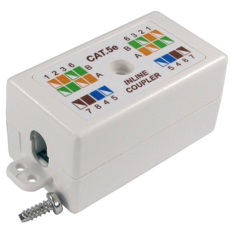 Cat5e Punchdown / Krone Coupler (White)