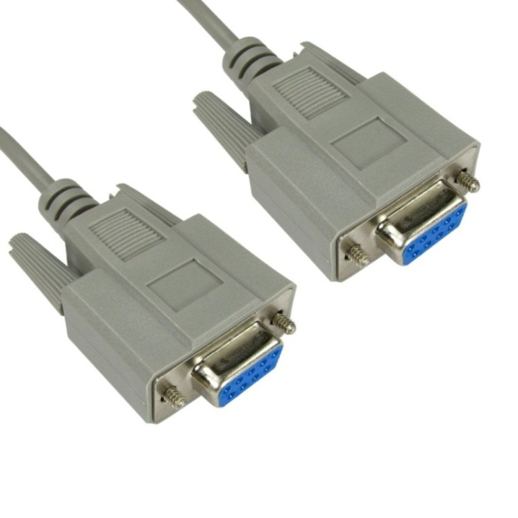 10m D9 (F) to D9 (F) Null Modem Cable