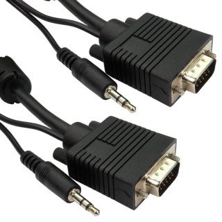 SVGA + 3.5mm Stereo Cable SVGA + 3.5mm Stereo Cable