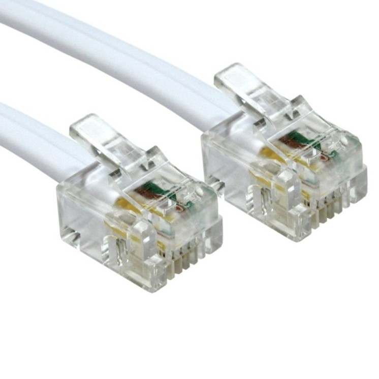 7.5m RJ11 to RJ11 Modem Cable